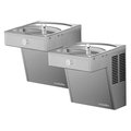 Elkay Halsey Taylor Cooler Wall Mount Bi-Level Vandal-Resistant Non-Filtered Non-Refrigerated Stainless 8751000083